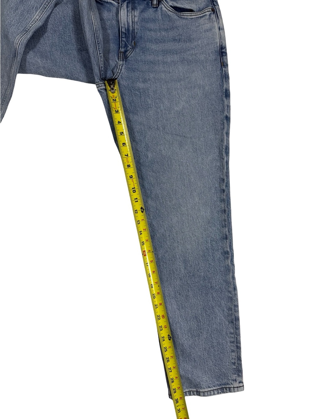 Vuori Vintage Jean Classic Fit Mens Sz 33 Light Wash Stretch Denim Jeans Casual - Picture 5 of 10